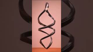 Spiral kinetic art