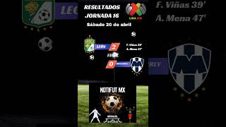 León vs Monterrey. Jornada 16 de la #ligamx #leónfc #monterreyfc