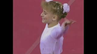 [4Kp60] Shannon Miller (USA) Floor All Around 1992 Barcelona Olympic Games