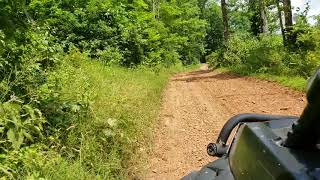 Main trail after being tilled