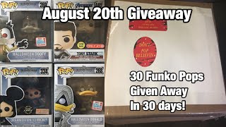 August Funko Pop Giveaway: Day 20 Winner Drawn + A New Giveaway *closed*