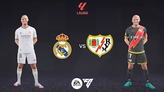 EA Sports FC24, Real Madrid vs Rayo Vallecano, Santiago Bernabeu staidum, La liga ea sports,