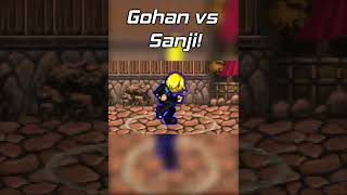 Gohan vs Sanji #gohan #sanji #dragonball #onepiece