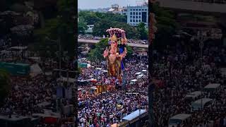 Hyderabad Ganesh visarjan 2024🔥 #ganeshvisarjan #god #hyderabad #visarjan #shorts #reels #trending