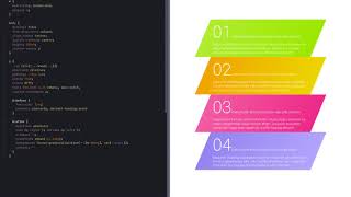 4 paragraph responsive layout with CSS variables and flexbox tricks