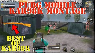 PUBG MOBILE KAR98K MONTAGE IN TDM | PUBG BEST MONTAGE WITH SNIPER🔥| GAMES WITH SALMAN