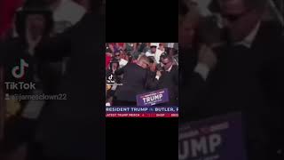 Trump shooting and Audience Cheer #Trump