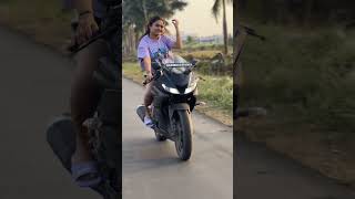 Princi sanju 99 || sanju r15 bike lover 😍 || girl bike riding || princi sanju 99 new r15 bike riding