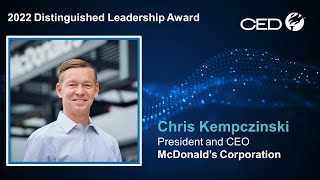 2022 CED Distinguished Leadership Awards: Chris Kempczinski