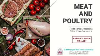 Meat and Poultry (Part 2) Food Science and Processing