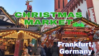 FRANKFURT GERMANY- CHRISTMAS MARKET