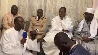 SERIGNE CHEIKH THIORO MBACKE AK PM OUSMANE SONKO LORS DU MAGAL DE TOUBA 2024/1446H