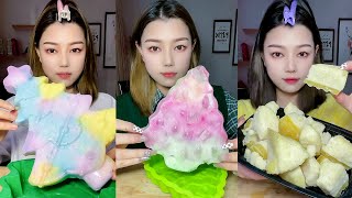 ASMR MUKBANG CHRISTMAS TREE ICE EATING SOUNDS - ASMR 먹방 크리스마스 트리 얼음 먹는 소리