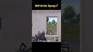 Hacker like M416+6x Spray #shorts