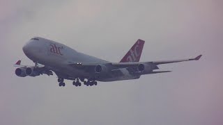 POUSO E DECOLAGEM DO RARÍSSIMO BOEING 747F AEROTRANSCARGO