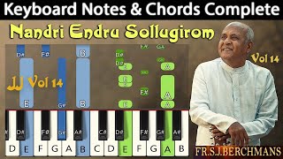 Nandri Endru Sollugirom Keyboard Notes & Chords | நன்றி என்று சொல்லுகிறோம் | Berchmans | JJ Vol 14