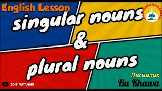 SINGULAR NOUNS & PLURAL NOUNS | ENGLISH LESSON GRADE 3rd