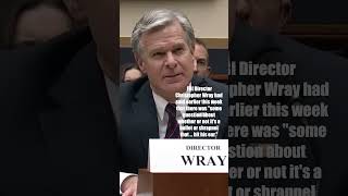 FBI Director Christopher Wray Had Said HE Didn't Know #christopherwray #fbi #congressionalhearing