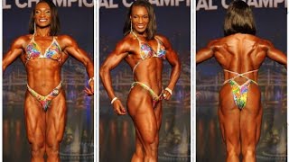 Keeuonna Woodberry NPC figure Competitor keeps improving with posing