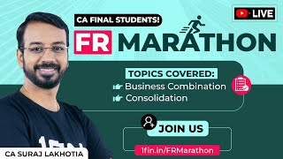 FR Marathon by CA Suraj Sir! | FR Marathon| CA Final| May/Nov'24