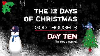 12 Days of Christmas God-Thoughts - Day 10 - Acts 3 and the leaping man!