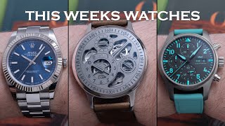 This Weeks Watches - Ressence U1, Rolex Datejust 41, IWC AMG Petronas, Omega & More [Episode 78]