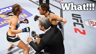 BRUCE BUFFER ENJOYING FEMALES FIGHT INSIDE THE OCTAGON!! Glitch