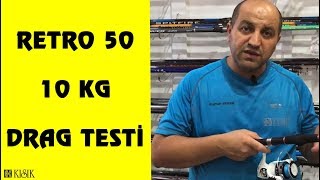 Retro 50 Olta Makinesi 10 KG Drag Testi !!! - Albastar- Kısık Balık