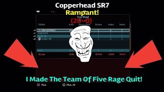 Entire Enemy Team Rage Quit | Uncharted 4 Multiplayer - Copperhead SR7 Rampant! (20-0)