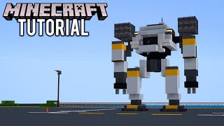 MINECRAFT : How To Build A CR-T MKII Mech Tutorial