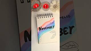 Hello November ✨️ #drawbasket #artideas #calligraphyart