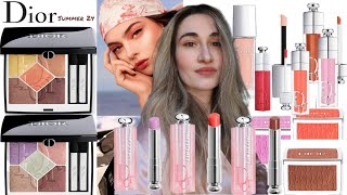 DIOR SUMMER 2024 MAKEUP COLLECTION | overview preview makeup look #diormakeup #dior #diorbeauty