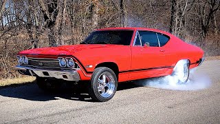 LS3 Swapped 68 SS Chevelle Smokes... the tires at will