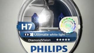 Philips Diamond Vision H7 5000K Xenon Beyazı Philips Ultinon Diamond Vision 5000K Beyaz Işık