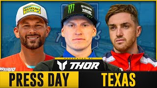 2024 Texas SMX | Press Day ft. Anstie, Wilson, Nichols