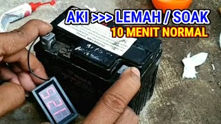 MENGATASI AKI MOTOR LEMAH