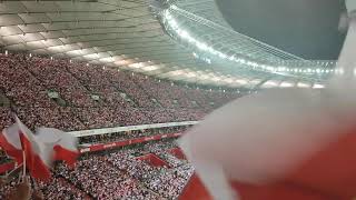 Poland 1-1 England | Polish waving flags | 8.09.2021