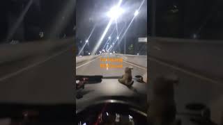 suasana tol Layang malam hari