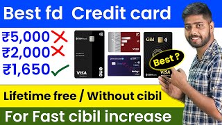 Best fd credit cards 2024 | credit cards for beginners || best secured credit cards 2024