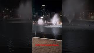 KLCC Park fountain display.