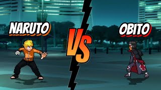 Naruto Vs Obito naruto fights / mugen