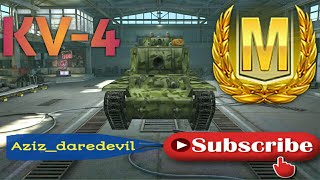 WORLD OF TANKS BLITZ. KV-4. ACE TANKER, MASTERY BADGE. 4 KILLS.