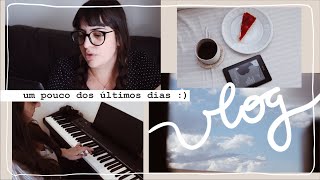 VLOG: compramos um piano, torta de morango & lendo Maya Angelou  🥧📖