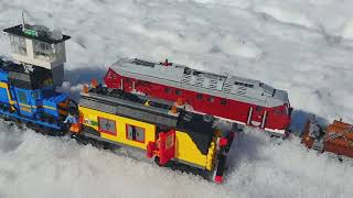 Working Lego SNOW PLOW TRAIN  -  Part 3