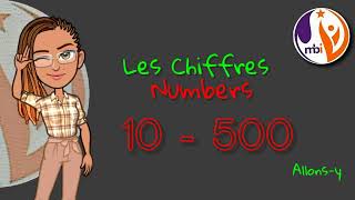 French Numbers in tens from 10 - 500 @MBIFRENCHTUTORIALS