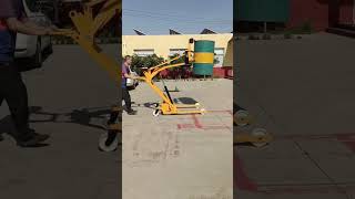 Eletric oil drum lifter,500kg mini forklift