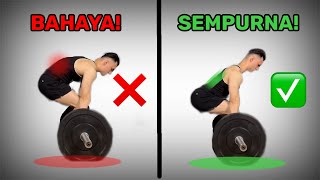 CARA DEADLIFT DENGAN BENAR (5 TAHAP SEMPURNA!)