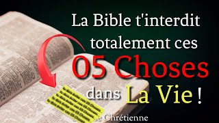 O5 Interdiction de la Bible à l'Homme | Citations Inspirantes de la Bible