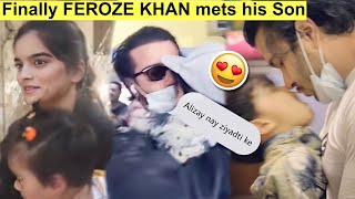 OMG 😳 Finally Feroze Khan Meets His Son 😍 Feroze Khan Divorce Case Update #ferozekhanchildren