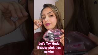 Huda beauty lipsticks #youtubeshorts #ytshorts #makeup #lipstick #beautiful #hudabeauty